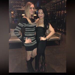 Elegant Black Strapless Dress